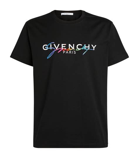 givenchy shirt black and white|givenchy graphic crewneck t shirt.